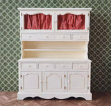 1:6 Scale Dollhouse Kitchen Cabinet Handmade Miniature Wooden Storage drawers Furniture