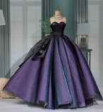 Handmade Miniature Gradient Purple Couture Doll Dress with Necklace Petticoat Belt Available in 1/6 1/4 1/3