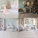 Craftuneed 1:6 Scale Christmas Dollhouse Backdrop Miniature Fabric Photo Background Scene Photography For 22–35cm Dolls Choose from 9 Themes