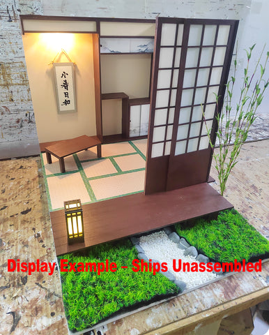 1:6 Scale Japanese-Style Miniature Room Kit – DIY Unassembled Dollhouse Diorama Scene