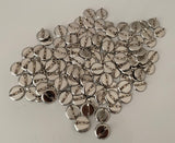 Craftuneed Bundle lot 116pcs circle silver brooch back pin badge fastener bar findings 2cm diameter