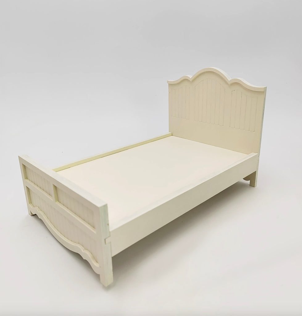 Handmade Dollhouse Miniature Wooden Bed Frame Furniture in 1/12 1/8 1/6 Scale