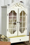 Handmade 1:6 scale Dollhouse Wardrobe Cabinet French Style Miniature Furniture Storage