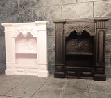 1:12 Scale Dollhouse Cabinet Storage Miniature Wardrobe Prop (White or Black)