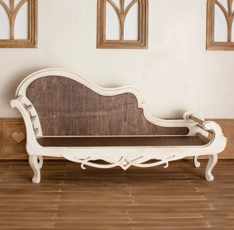 DIY Dollhouse Bench Craft Kit, Unfinished Miniature Furniture (1/12, 1/6, 1/4 Scale)