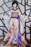 Handmade Doll Kimono Outfit with Obi Japanese Style Miniature Doll Dress 1/6, 1/4, 1/3