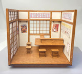 1:12 Scale Japanese Miniature Restaurant Room Kit – DIY Izakaya Dollhouse Flat Pack (Unassembled)