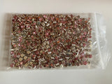 Craftuneed Bundle 134g Baby Pink Rhinestones 4mm and 6mm mix lot