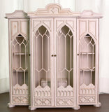 DIY Gothic Dollhouse Miniature Wardrobe Closet Kit 1/6 1/8 1/12 Unfinished (Unassembled)