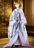 Handmade Doll Kimono with Obi Miniature Japanese Style Traditional Clothing 1/4 1/3 Scale