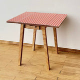 Dollhouse Folding Table and Chair Set Miniature Furniture Dining Set 1/6 1/12 Scales