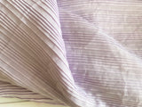 Craftuneed Bundle 2.5 Meters Light Lilac Pleated Chiffon Fabric Soft Lightweight for Sewing DIY