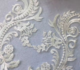 Ivory Floral Lace Applique Pair Bridal Embroidered Lace Motifs 20 Pairs (40pcs)