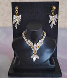 Set of 3 Doll Jewellery 1:6 Scale Miniature Rhinestone Necklaces Earrings Handmade
