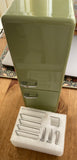 Craftuneed 1:6 miniature dollhouse double door refrigerator mini doll fridge furniture