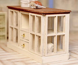 Dollhouse Display Cabinet DIY Kit – 1/6 & 1/12 Scale Miniature Sideboard (Unassembled)
