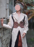 Handmade BJD Doll Outfit British Vintage Neutral Top Shorts Coat 1/6 1/4 1/3 Scale