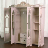 DIY Gothic Dollhouse Miniature Wardrobe Closet Kit 1/6 1/8 1/12 Unfinished (Unassembled)