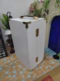 Handmade Dollhouse Portable Wardrobe Storage Case Miniature Doll Closet 1/6 1/12 Scale