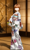 Handmade Doll Yukata Outfit Miniature Japanese Style Summer Kimono 1/6 1/4 1/3 Scale