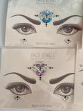 Bundle 6pcs Face body Gems Jewels Tattoo Sticker Festival Party Body stickers