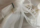 Ivory Horsehair Trim / Crinoline | 2.5cm Wide | Approx. 11 Metres | Job Lot (Not Continuous)