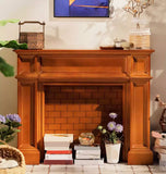 1:6 Scale Dollhouse Fireplace Miniature Wooden Mantel Handmade Dollhouse Furniture