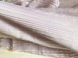 Craftuneed Bundle 2.5 Meters Light Lilac Pleated Chiffon Fabric Soft Lightweight for Sewing DIY