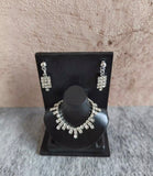 Set of 3 Doll Jewellery 1:6 Scale Miniature Rhinestone Necklaces Earrings Handmade