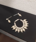 1:6 Scale Doll Faux Pearl Necklace and Earrings Set Miniature Jewellery Handmade