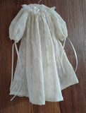 Handmade Victorian Doll Nightgown Miniature Ivory Lace Chiffon Dress 1/6 1/4 1/3 Scale