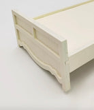 Handmade Dollhouse Miniature Wooden Bed Frame Furniture in 1/12 1/8 1/6 Scale