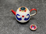 Trade Plus Aid Swan and Heart Teapot Hand paint Enamel Limited Edition Collectable