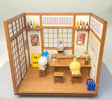 1:12 Scale Japanese Miniature Restaurant Room Kit – DIY Izakaya Dollhouse Flat Pack (Unassembled)