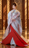 Handmade Doll Wedding Kimono Miniature Japanese Style Floral Clothing 1/4 1/3 Scale