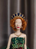 Handmade 1:6 Scale Doll Crown Miniature Crystal Tiara for Fashion Dolls (Multi-Color)