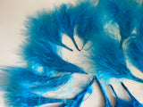 Craftuneed Bundle 21pcs Lagoon Blue Fluffy Craft Feathers Ideal for Millinery Costume Doll Making DIY Projects