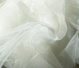 Ivory Bridal Tulle Fabric Soft Sheer Wedding Veil Mesh DIY 230 x 220cm