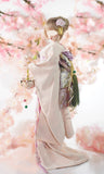 Handmade Doll Kimono Outfit with Obi and Handbag Japanese Style Doll Clothing 1/6, 1/4, 1/3
