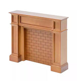 1:6 Scale Dollhouse Fireplace Miniature Wooden Mantel Handmade Dollhouse Furniture
