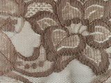 3.6 Meters Beige Brown floral embroidered lace trim