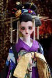 Craftuneed Oiran Kimono Doll Dress Handmade Japanese Geisha Outfit Costume for 1/6, 1/4, 1/3 Scale Dolls