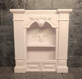 1:12 Scale Dollhouse Cabinet Storage Miniature Wardrobe Prop (White or Black)