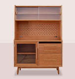 Craftuneed 1:6 Scale Dollhouse Modern Wooden Sideboard Cabinet with Door Miniature Display Storage Furniture for Dolls Available in Brown