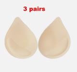 3 Pairs Cotton Bra Cups: Sew-In Push Up Inserts for Bras, Swimsuits, Sewing DIY