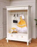 Craftuneed 1:6 scale Personalised Logo Dollhouse Closet Wardrobe Miniature Doll Clothes Storage Cabinet Display Furniture Handmade