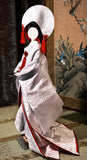 Handmade Doll Wedding Kimono Miniature Japanese Style Shiromuku Bridal Outfit 1/4 1/3