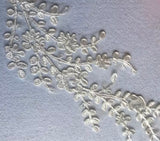 Ivory Floral Lace Applique Pair Bridal Embroidered Lace Motifs 10 Pairs (20pcs)