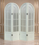 Dollhouse Folding Screen Handmade Miniature Arched Room Divider Display 1/6 1/4 Scale