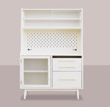 Craftuneed 1:6 Scale Dollhouse Modern Wooden Sideboard Cabinet with Door Miniature Display Storage Furniture for Dolls Available in Brown